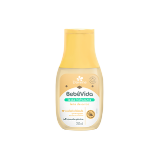 Bebê Vida Loção Hidratante Leite de Arroz 200ml Davene