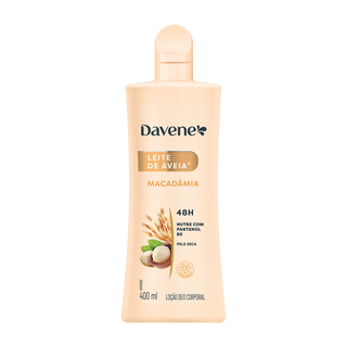 A Loção Corporal Leite de Aveia Macadâmia 400ML Davene