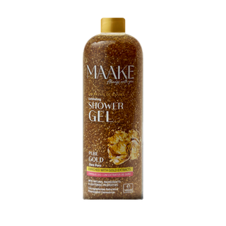 Gel de Banho Esfoliante de Gold 1000ml MAAKE