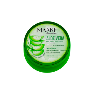 Gel Hidratante Facial e Corporal Aloe Vera 300ml MAAKE