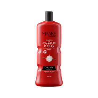 Loção Iluminadora Glicerina para Corpo &amp; Mãos 600ml MAAKE