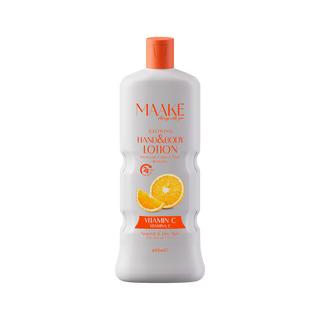 Loção Iluminadora Vitamina C para Corpo &amp; Mãos 600ml MAAKE