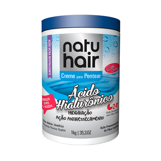 Creme Para Pentear Ácido HIalurônico 1Kg Natuhair