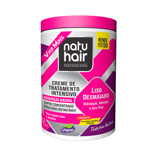 Creme de Tratamento Intensivo - Liso Desmaiado 1kg Natuhair