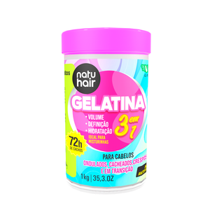 Gelatina S.O.S. 3 em 1 1kg Natuhair