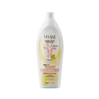 Creme de Banho Nutritivo e Iluminador de Girassol 1000ml MAAKE