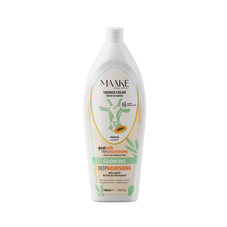 Creme de Banho Nutritivo e Iluminador de Papaya 1000ml MAAKE