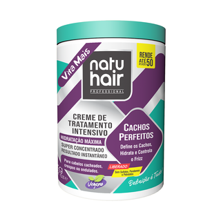 Creme de Tratamento Intensivo - Cachos Perfeitos 1kg Natuhair