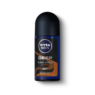 Desodorante Roll On Deep Black Carbon Espresso 50ml Nivea