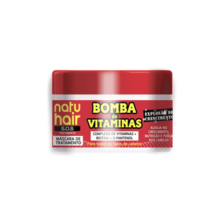 Bomba de Vitaminas Máscara de Tratamento 350g Natuhair