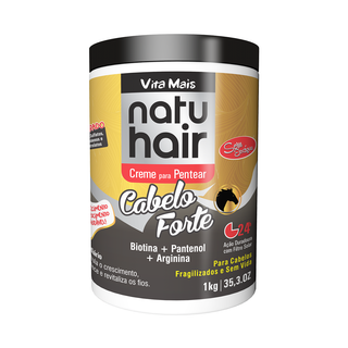 Cabelo Forte Creme de Pentear 1KG Natuhair