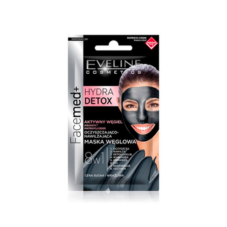 FACEMED+ Máscara Facial HidraDetox Pele Seca 5ML Eveline