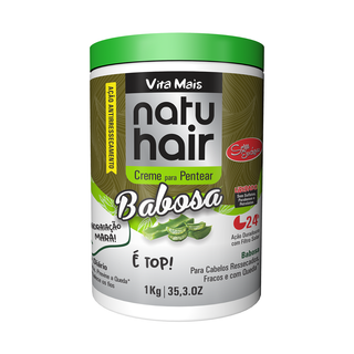 Mega Babosa Creme para Pentear 1kg Natuhair