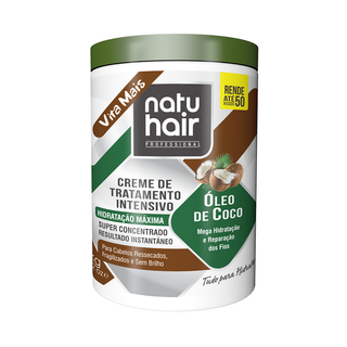 Creme de Tratamento Intensivo - Óleo de Coco 1KG Natuhair